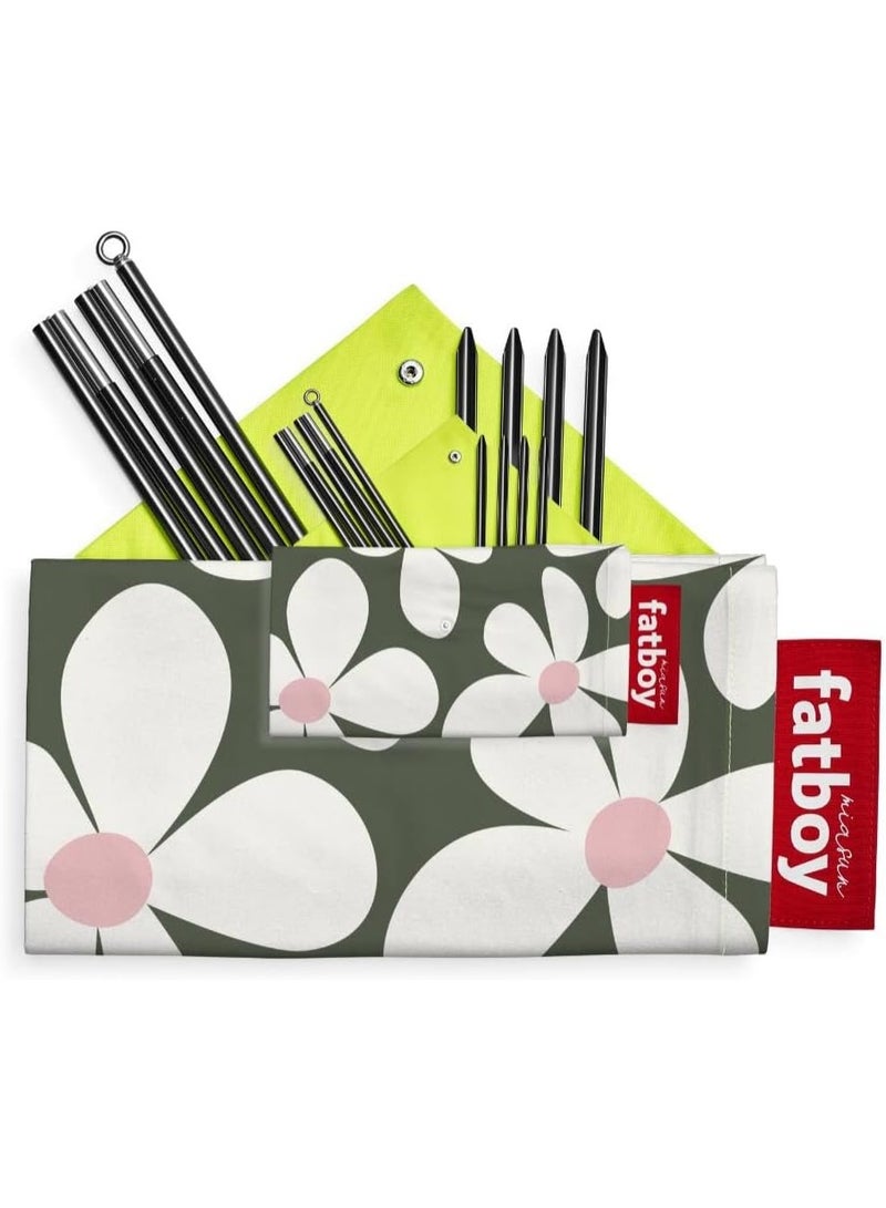 Fatboy Miasun Beach Tent |3 m² of shade | Fits 2 adults and 2 kids | cotton fabric with aluminum poles and ground pegs | Lightweight and compact | 330x190x140 cm - Monaco - Image 4